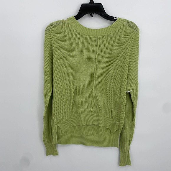 Sweet Romeo Women's Green Knit Pullover Sweater Size Medium - Picture 2 of 3